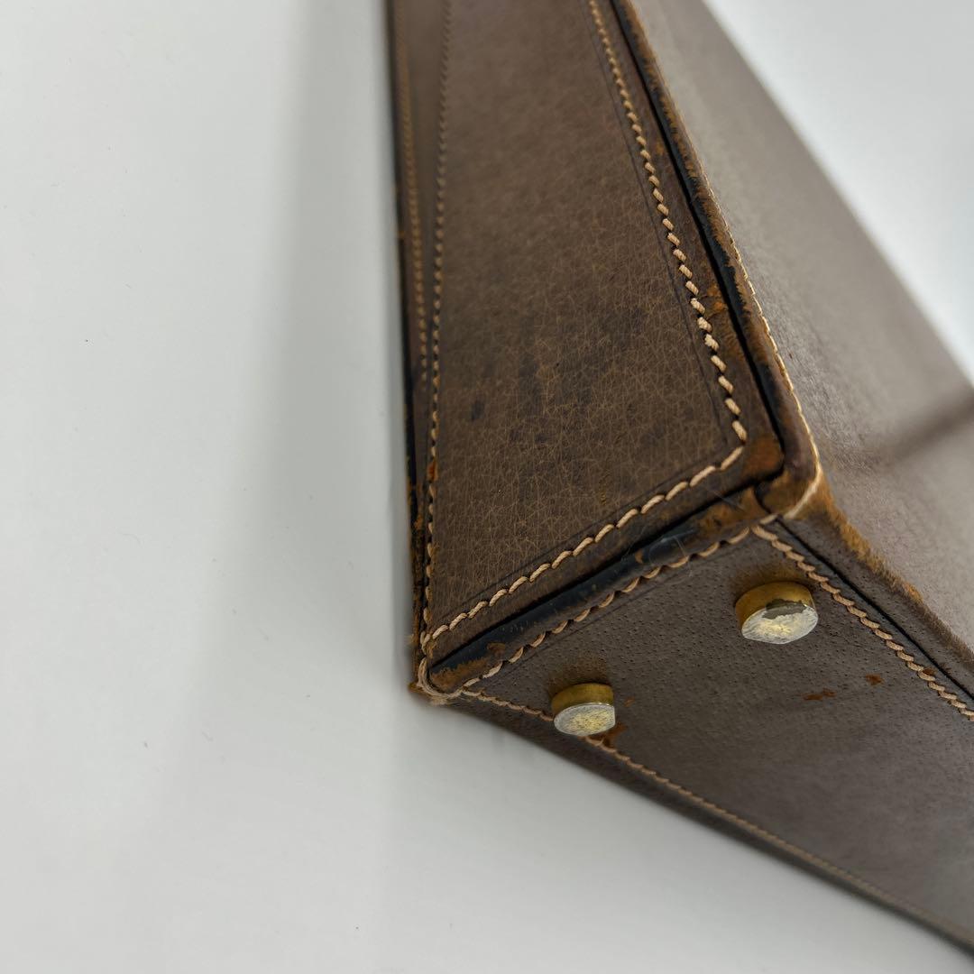 グッチ　レザー アタッシュケース オールドグッチ　ビジネスバッグ　ヴィンテージ