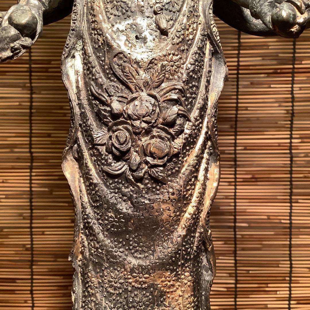 駒谷天藏様売約keep・中国チベット「亀上・千手千眼觀世音菩薩」伽梵達摩尊