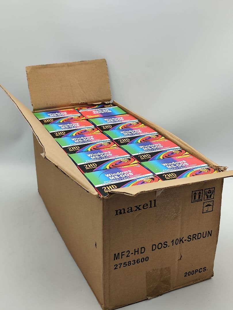 maxell MF2-HD フロッピーディスク 10枚×20箱セット①
