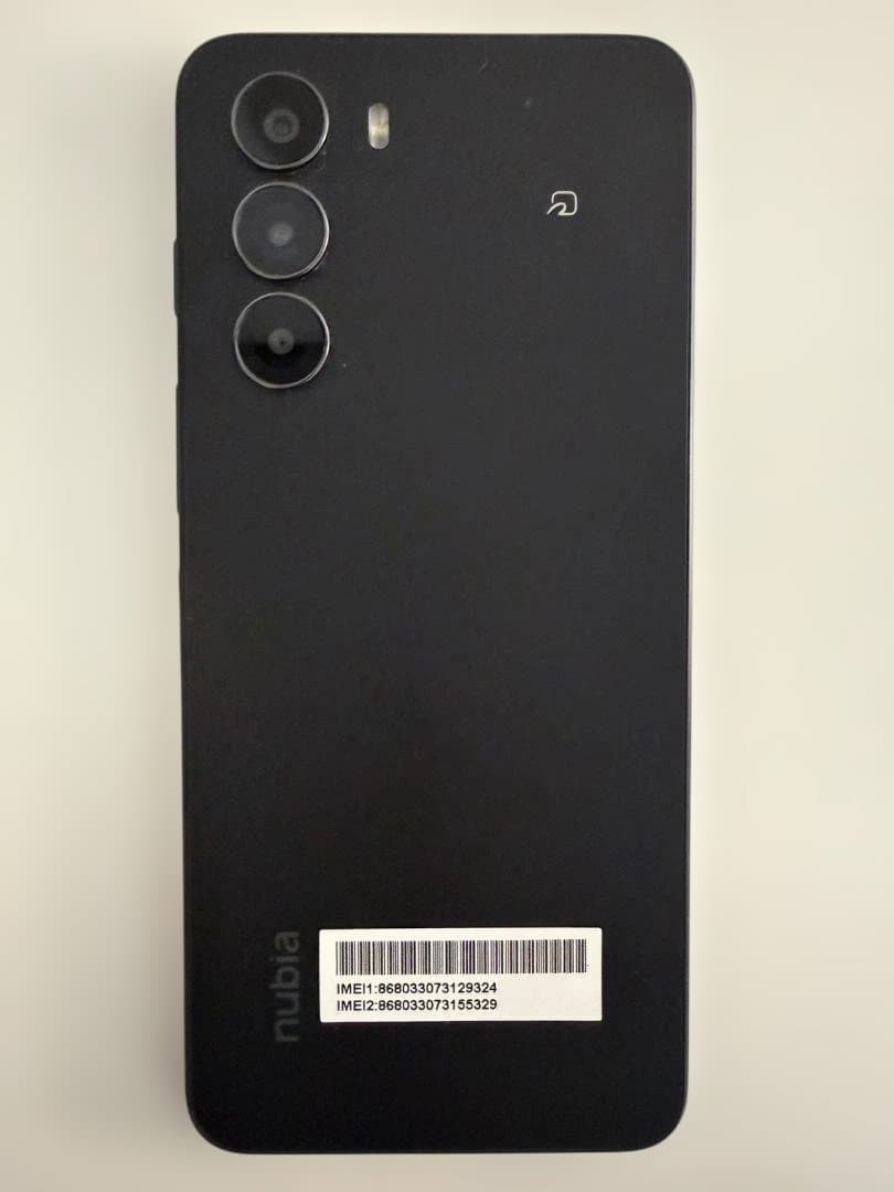 nubia S 5G A403ZT ブラック　#4847-1