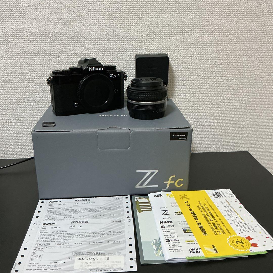 Nikon Z fc ミラーレスカメラ 28mmレンズ付き