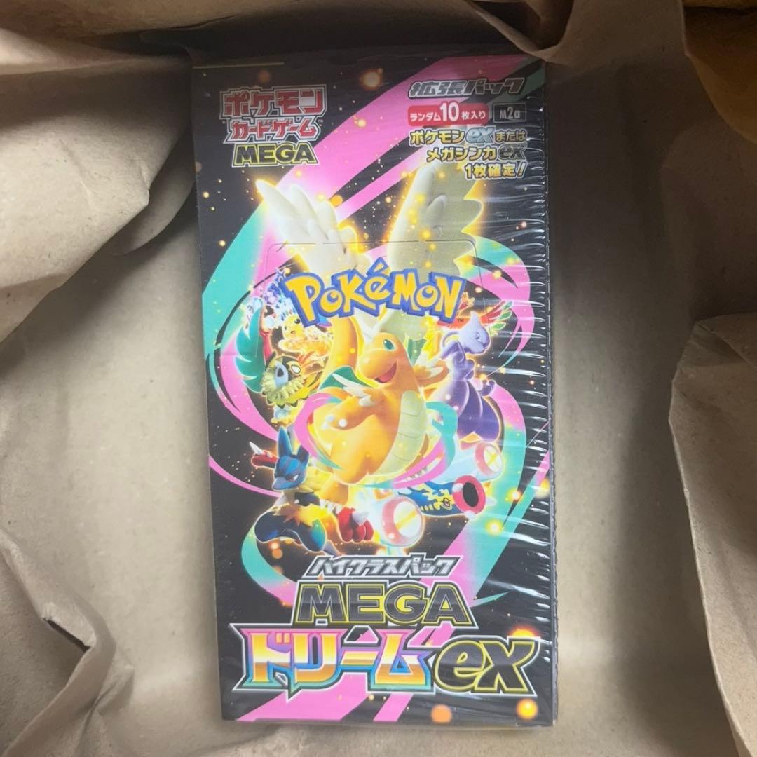 ポケモンカードMEGAドリームexシュリンク付きBOX