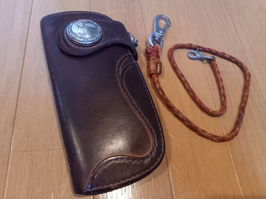 ONE'S WORKER レザー長財布 & ウォレットロープ