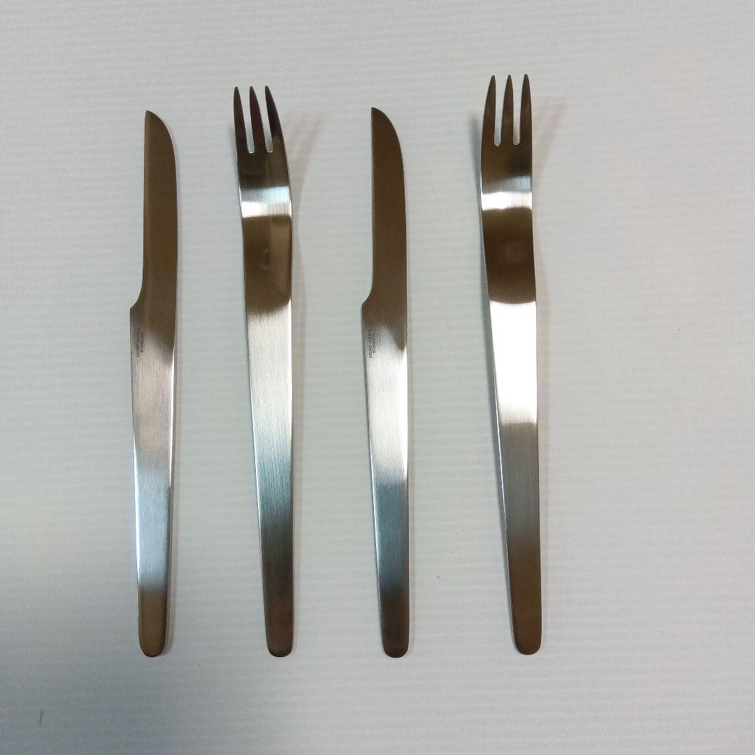 アルネ.ヤコブセン　ジョージ　ジェンセン　カトラリー　ナイフ＆フォーク２セット