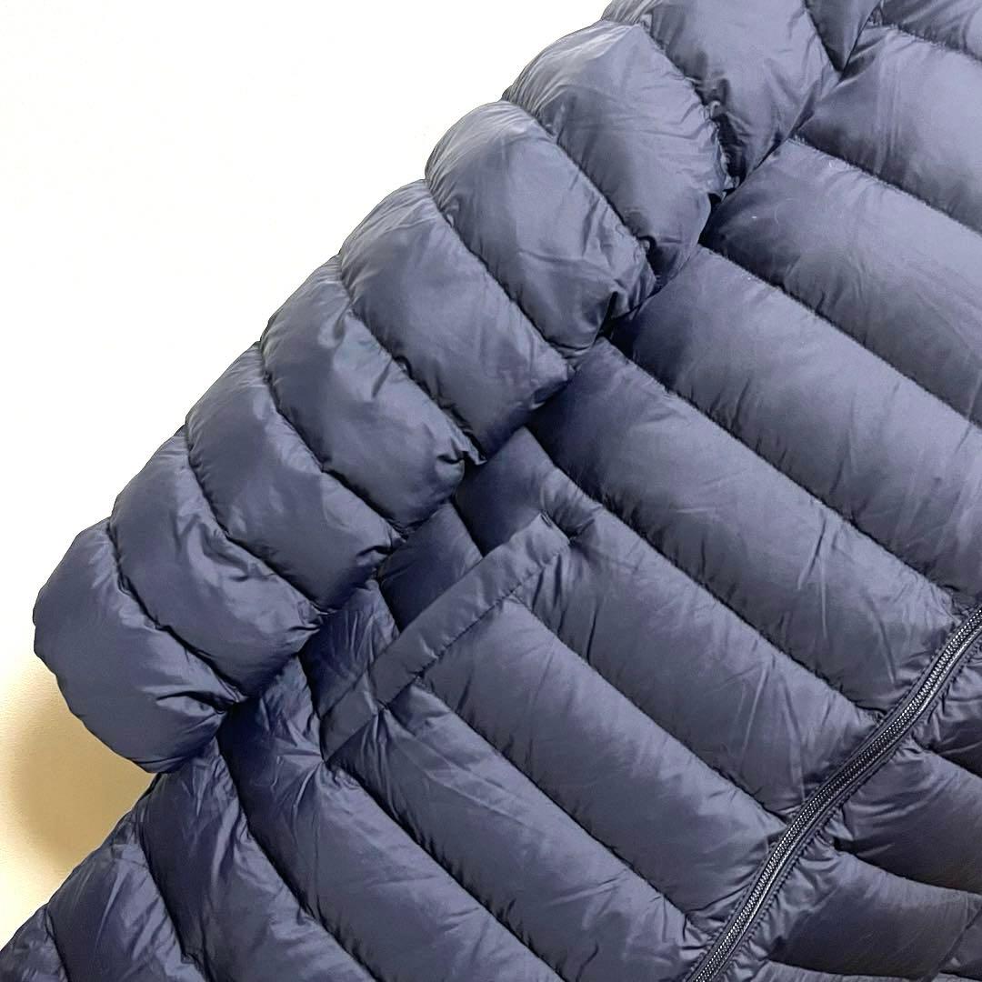 にやんちゆ　ユニクロ ウルトラライトダウンロングコート XL ネイビー