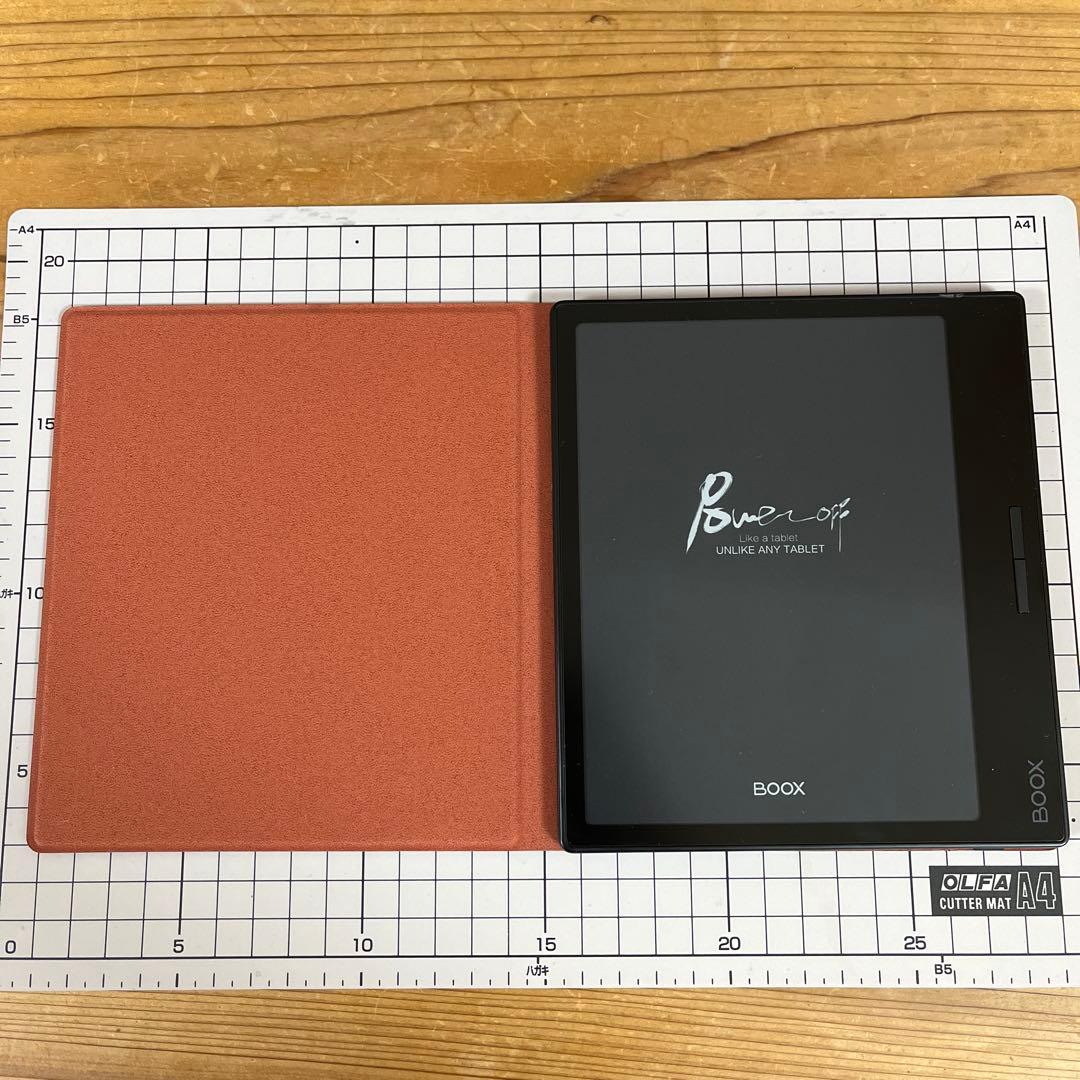 BOOX page 7インチ　電子書籍リーダー 本体 オレンジカバー付き