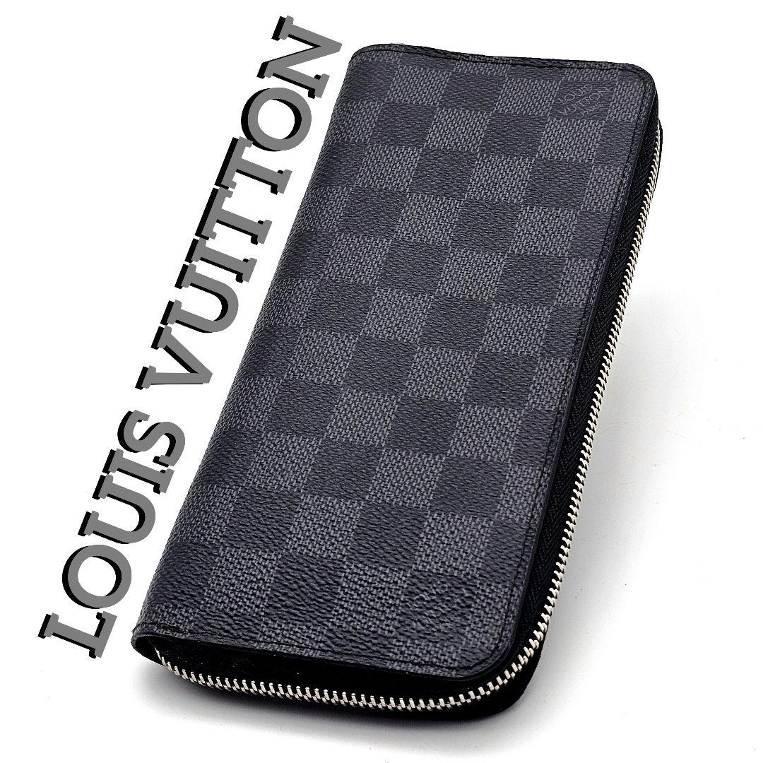 Hide様　ジッピーウォレット　長財布　ヴェルティカル　ダミエグラフィット