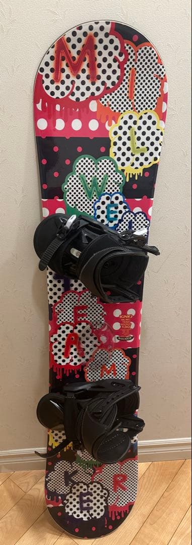 【美品】IGNIO スノーボード 130 & head ビンディング 2点セット