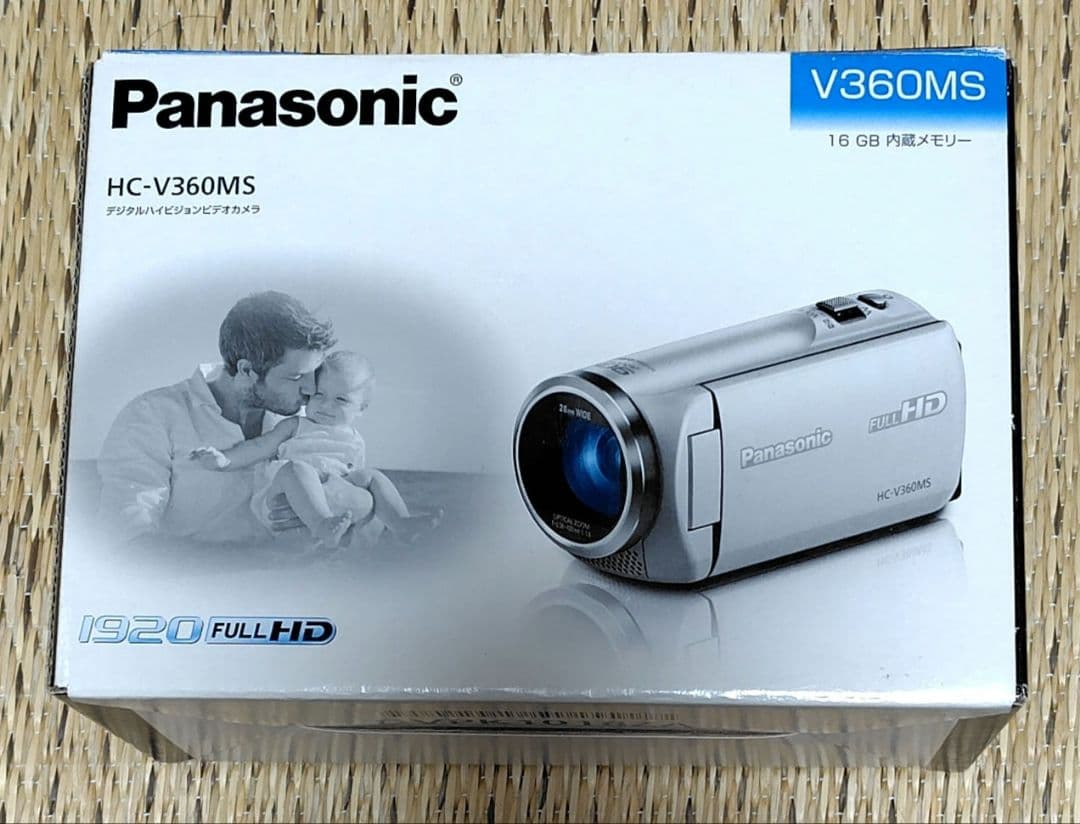 Panasonic HC-V360MS フルHDビデオカメラ取説以外付属品全て有
