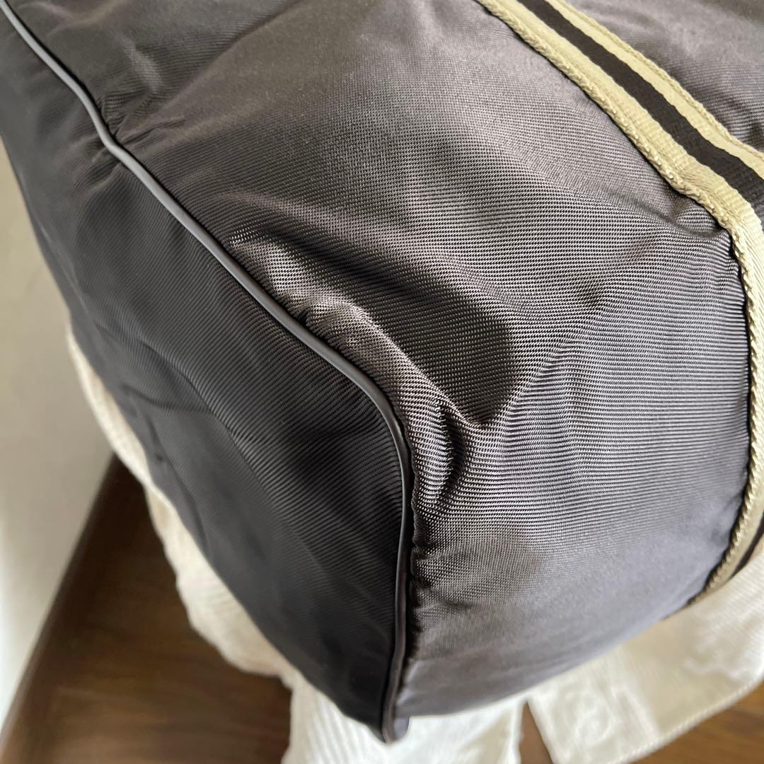 ◇美品 GUCCI グッチ ボストンバッグ トラベルバッグ ナイロン ブラウン◇