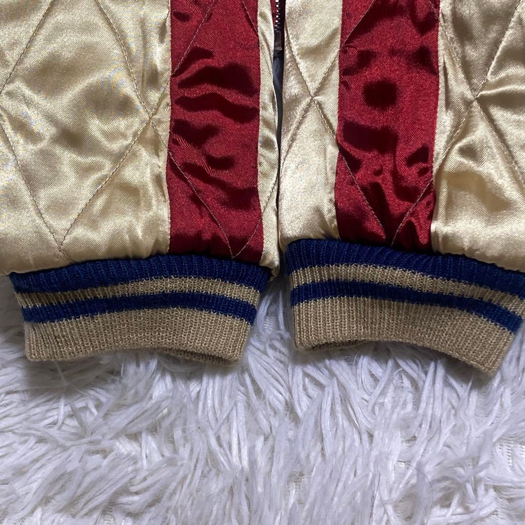 【美品】テーラー東洋 別珍 スカジャン M 虎 鷲 龍 日本地図 ヴィンテージ