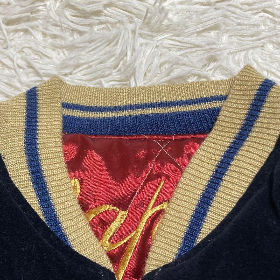 【美品】テーラー東洋 別珍 スカジャン M 虎 鷲 龍 日本地図 ヴィンテージ