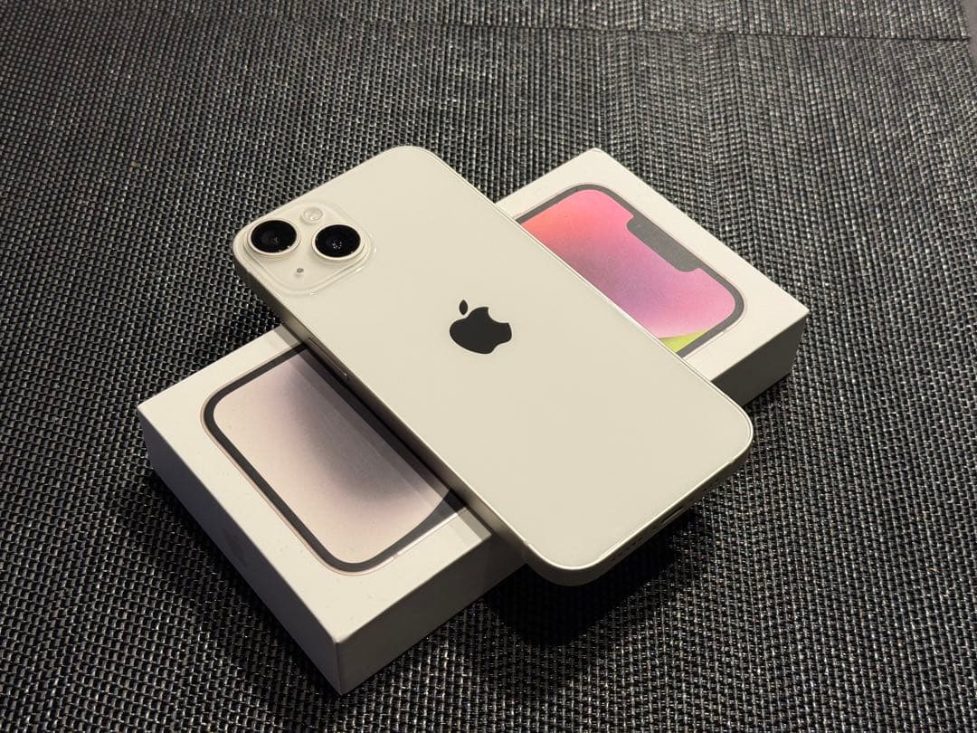 iPhone 14 128GB スターライト SIM フリー 80%