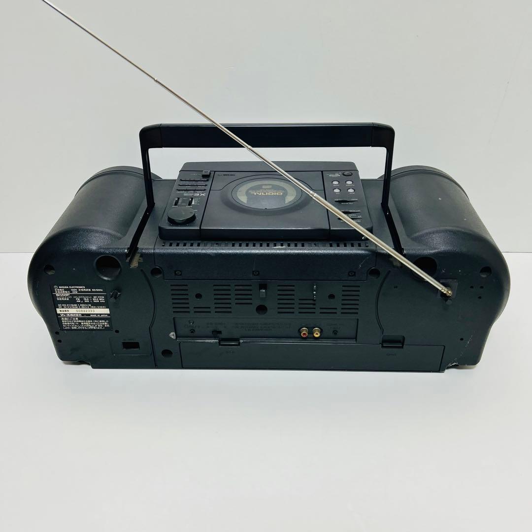 【再生ok】SHARP QT-77CD コンパクトディスク ダブルカセット