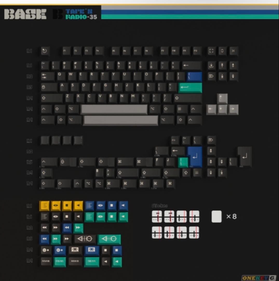 キーボード pbtfans Tape & Radio