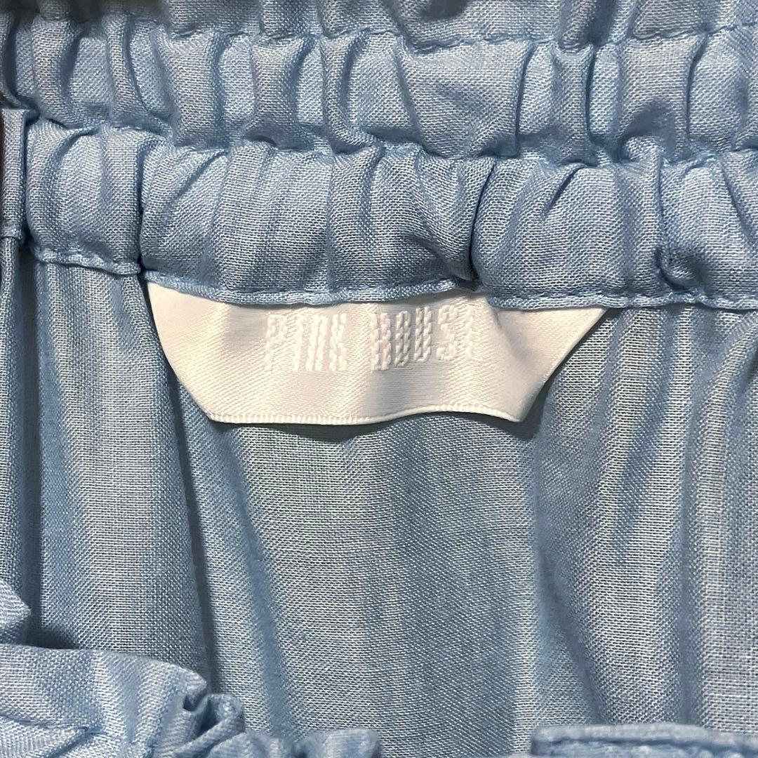 ピンクハウス ソライロ ローンティアードスカート 前開き ペチコート 2025年