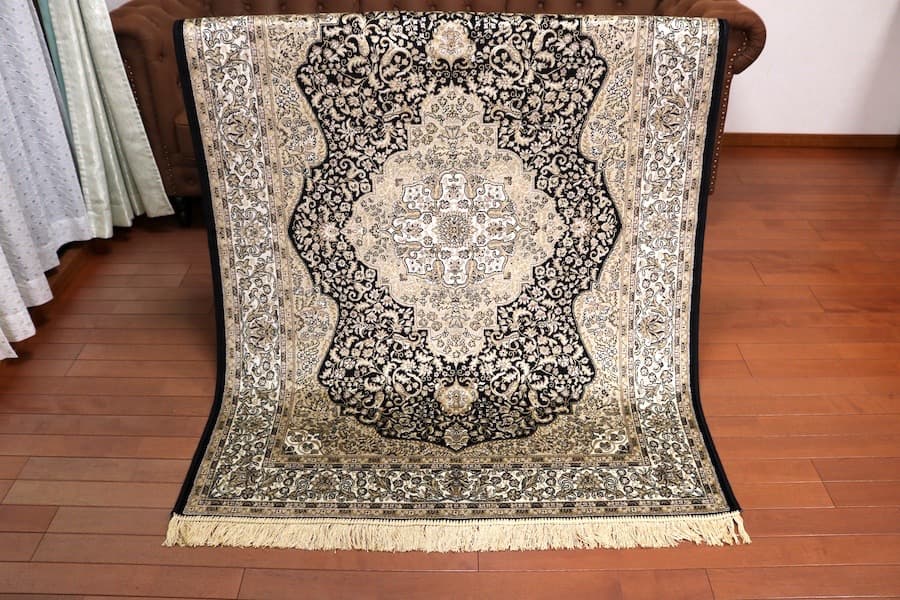 在庫処分価格！ 早い者勝ちです！ペルシャ柄絨毯 120×160カーペット 訳あり