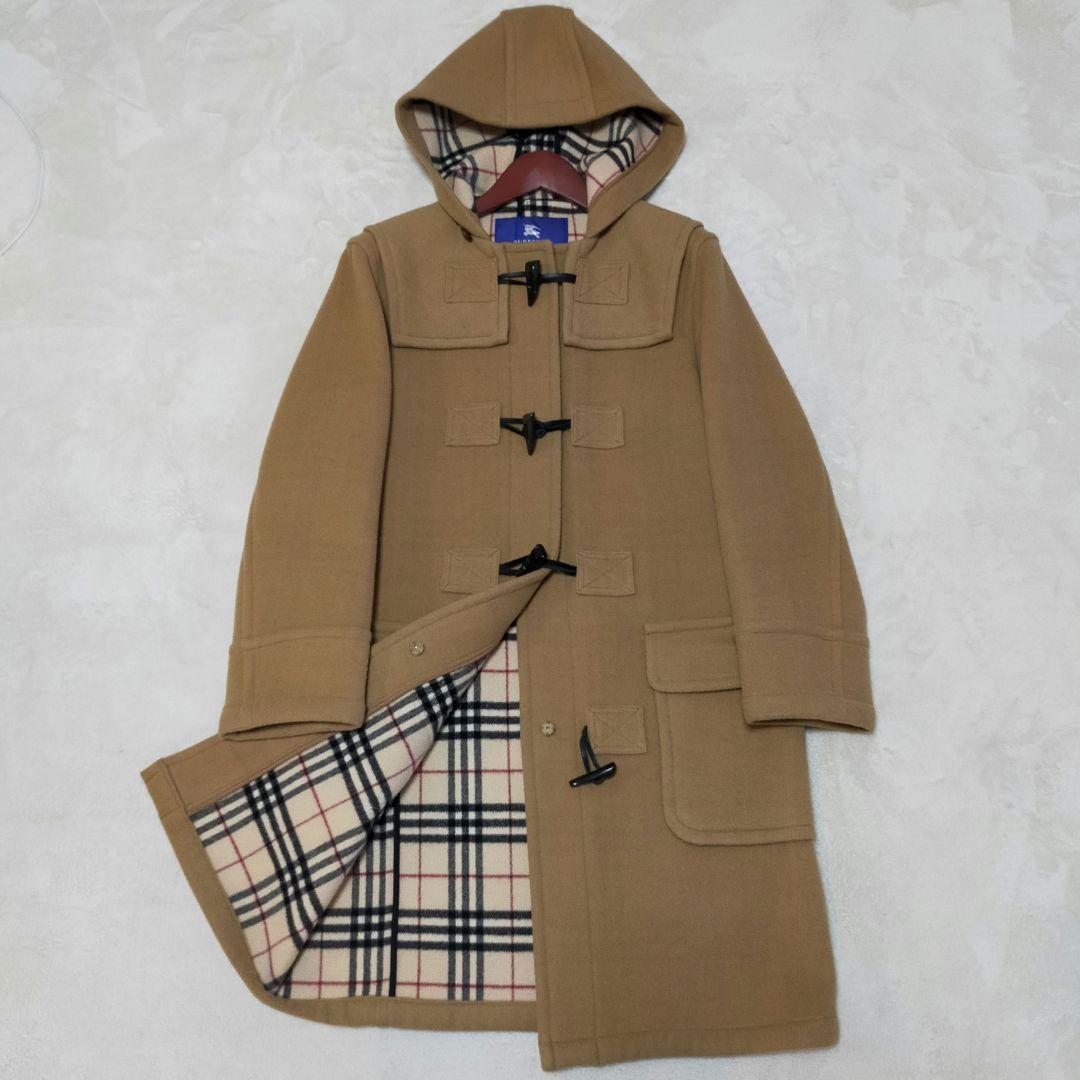 美品　BURBERRY　ノバチェック　ダッフルコート　38サイズ