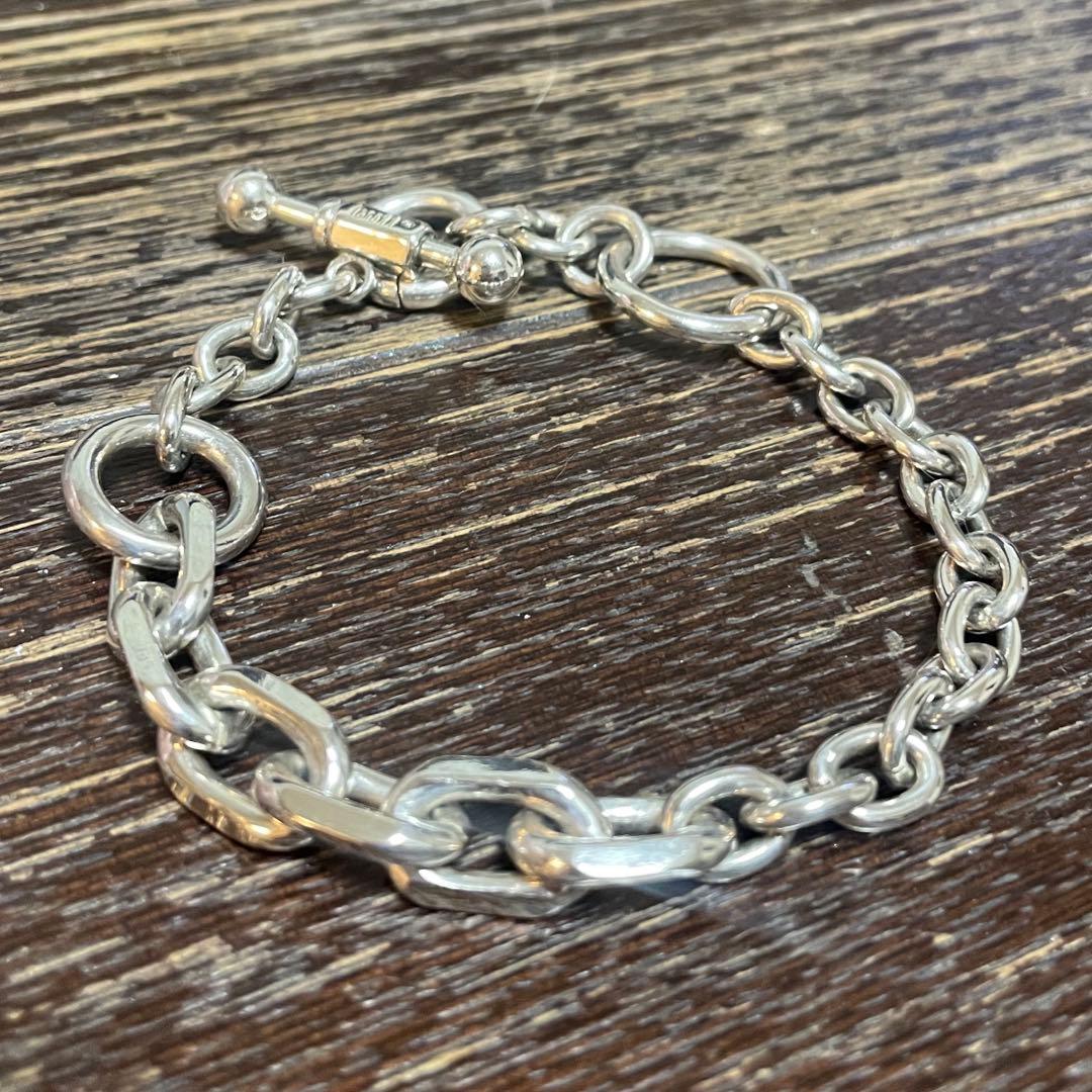 レア極美品　buff ブレスレット　アンカー　チェーン　メンズ　925 シルバー