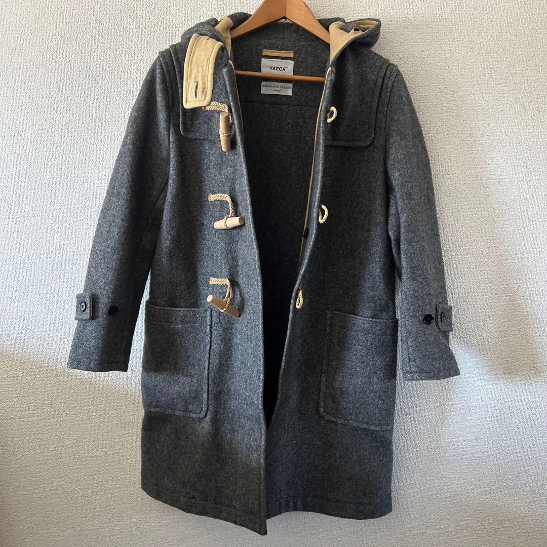 【美品】YAECA ウールリネンダッフルコート　Mサイズ