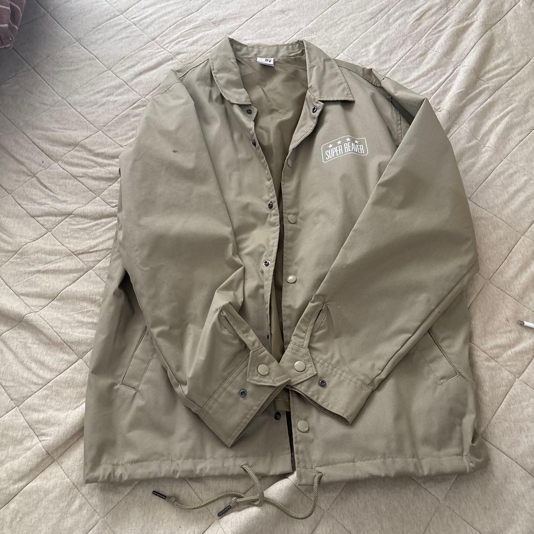 【s*ページ⠀】SUPER BEAVER コーチジャケット ベージュ
