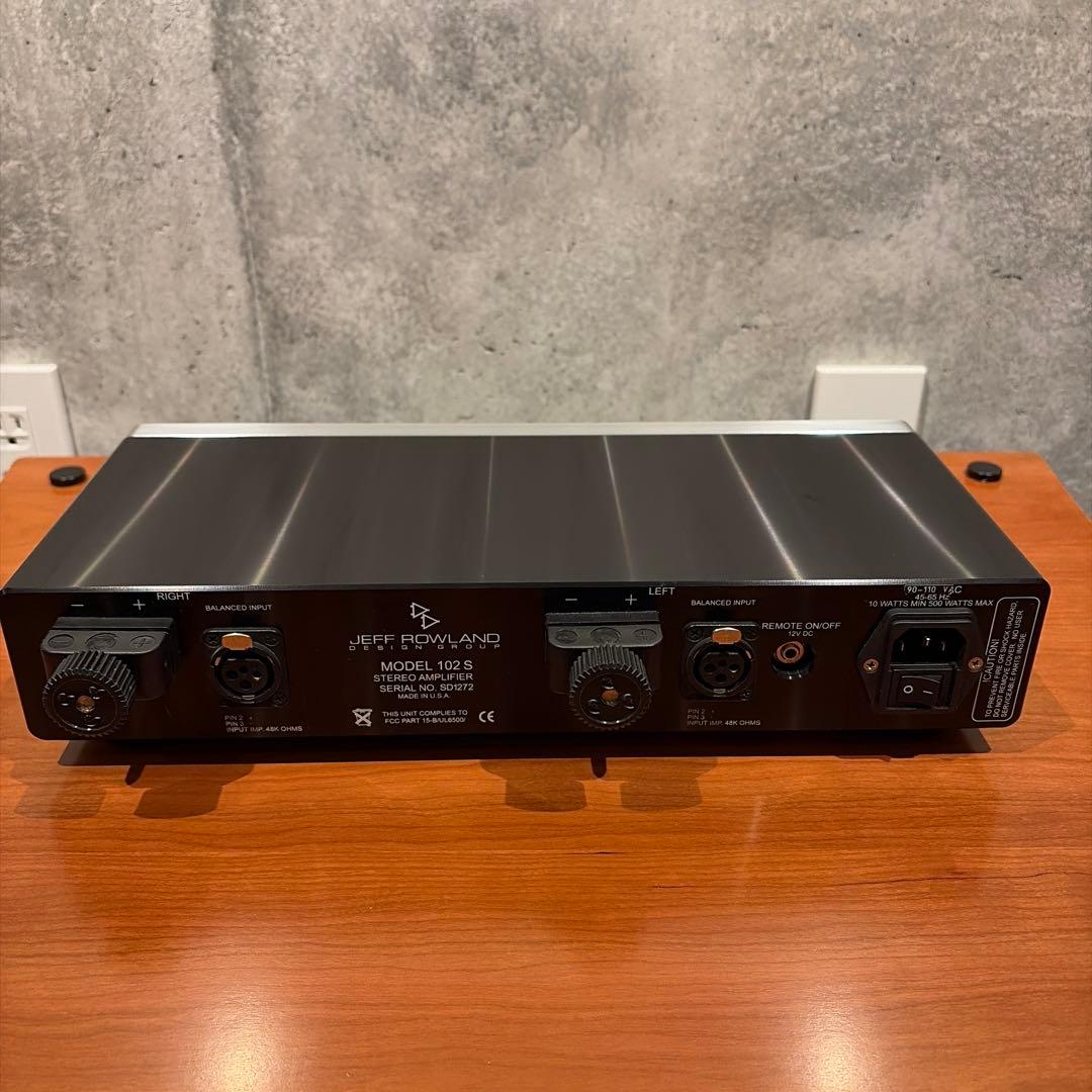 JEFF ROWLAND Model 102S パワーアンプ 美品