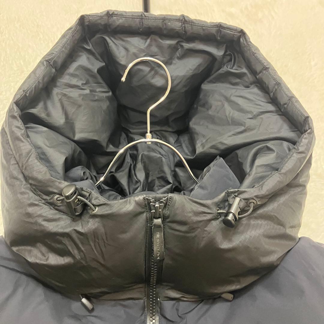 訳あり XL ノースフェイス ウィンドストッパーヌプシ ダウンジャケット 黒