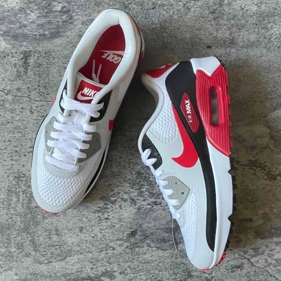 ★NIKE AIR MAX 90 G 赤 23 ナイキ エアマックス ゴルフ
