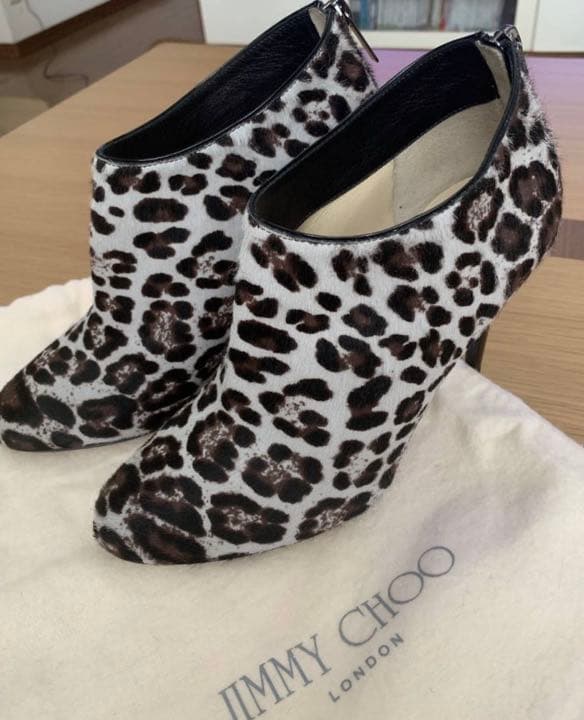 新品 サイズ36.5 ジミーチュウ ハラコショートブーツ JIMMY CHOO