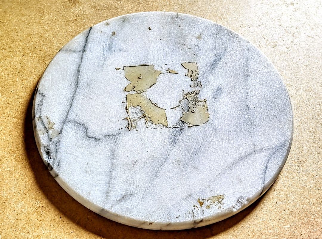 バルミューダスピーカー大理石ボード パン コネなどのお料理にも使えるかも?