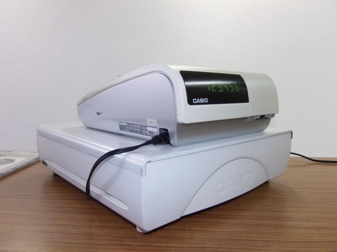 設定無料CASIO TE-300 軽減税率対応 レジスター 10部門250507