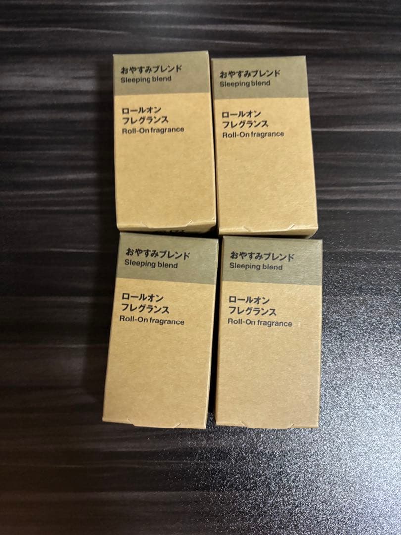 無印良品　おやすみブレンド ロールオンフレグランス 6mL×4箱