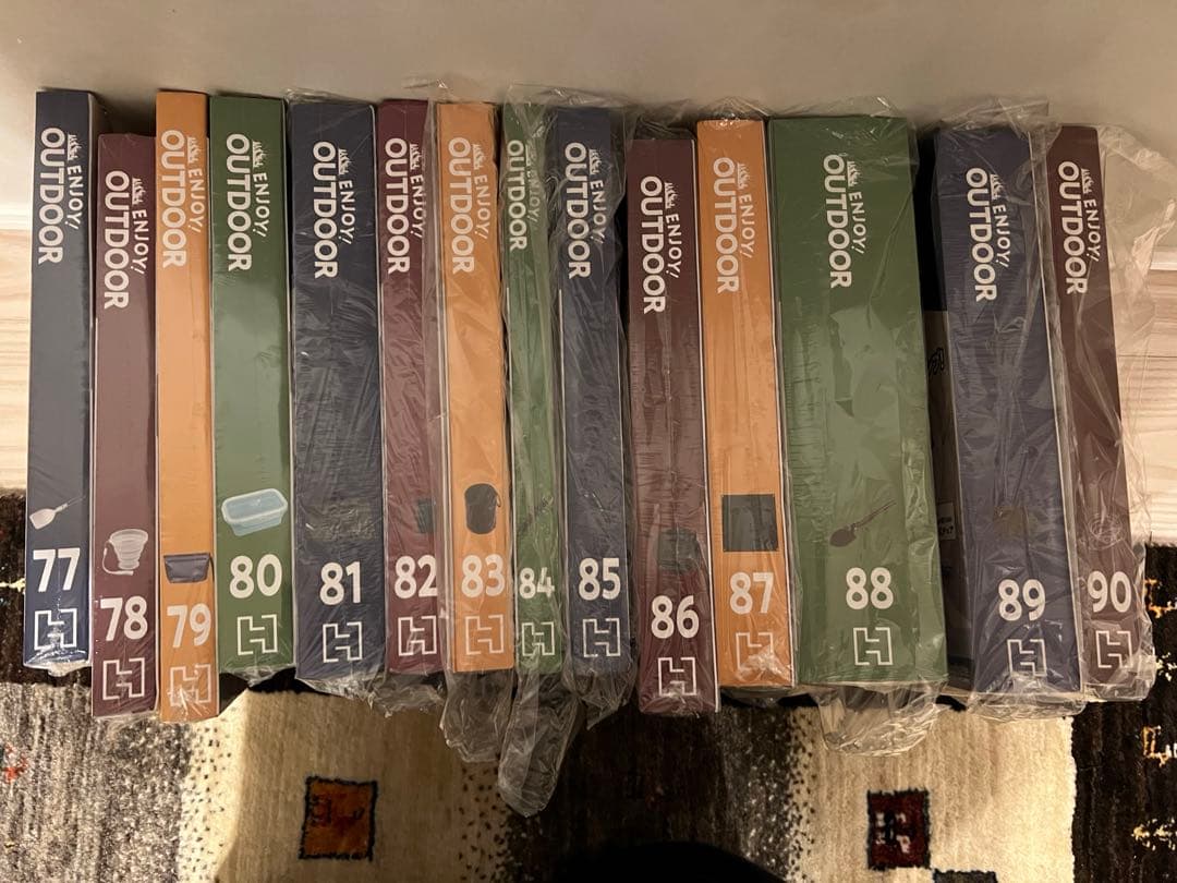 エンジョイアウトドア 雑誌 セット 77-90巻