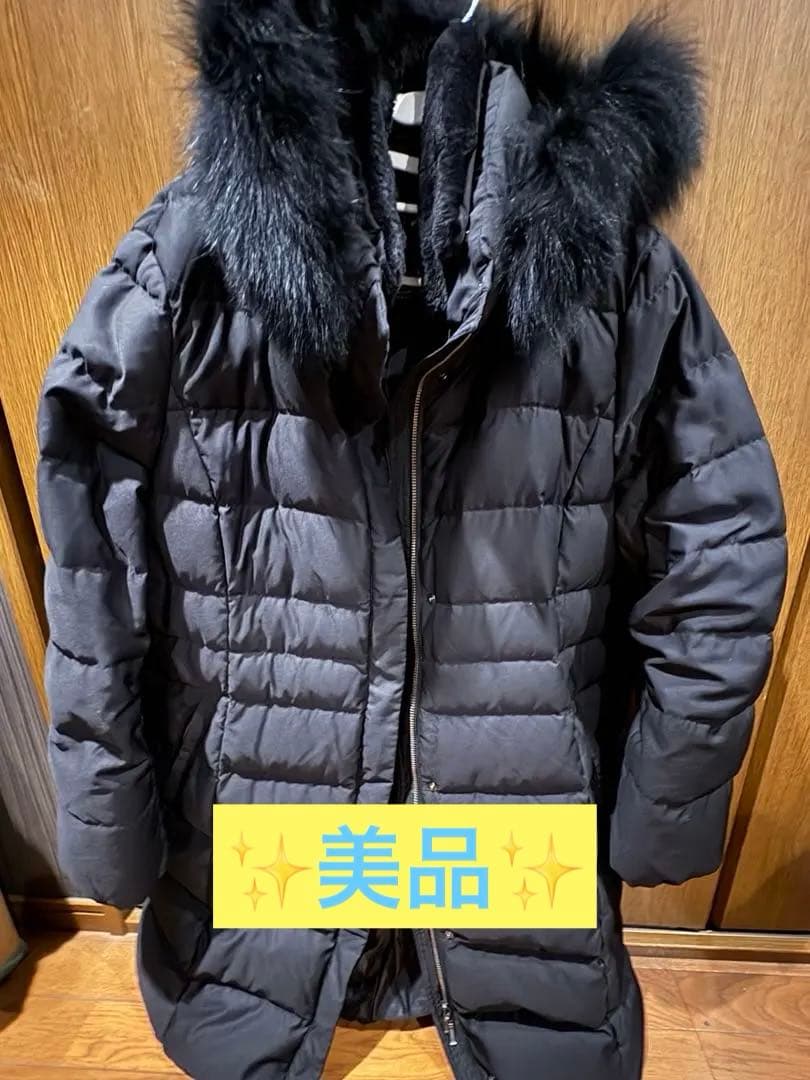 【INDIVI】レディース ロング丈 ダウンコート 15号