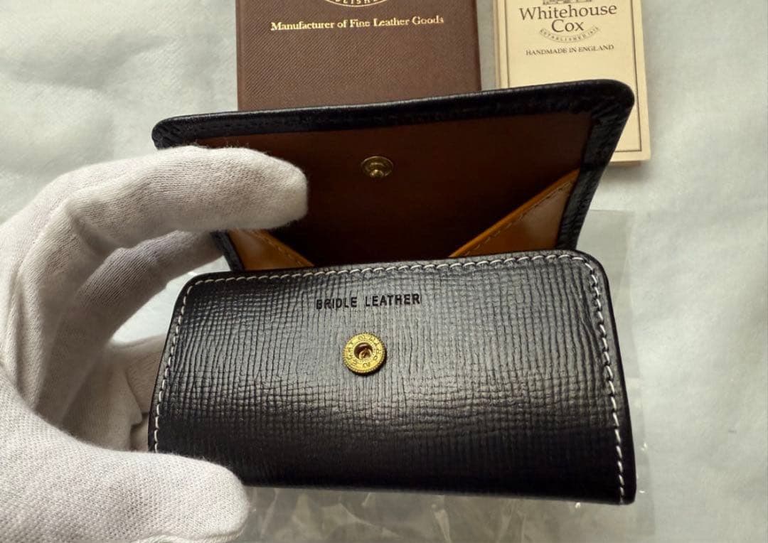 新品　ケース ホワイトハウスコックス　ネイビー