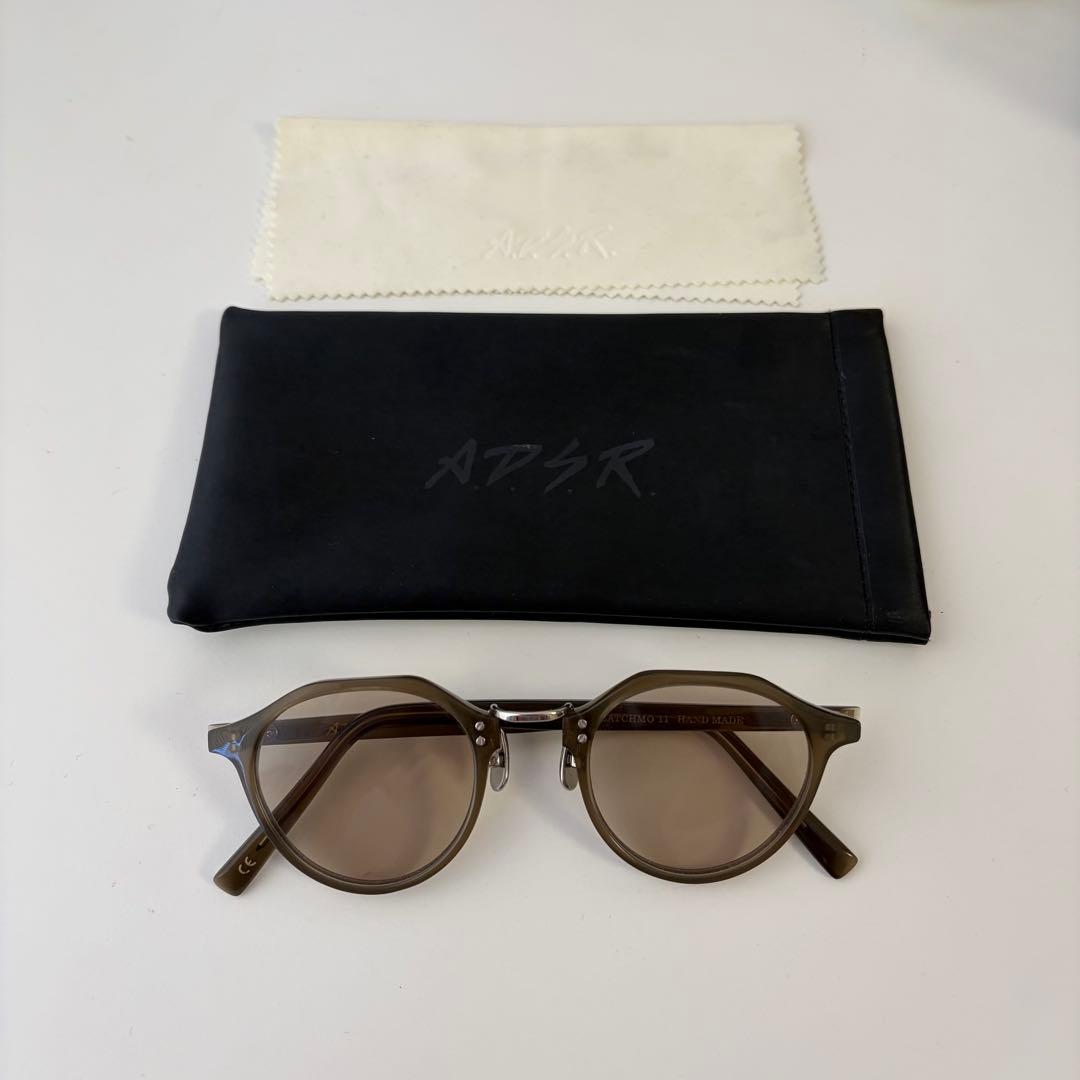 A.D.S.R. サングラス SATCHMO(サッチモ) カーキ