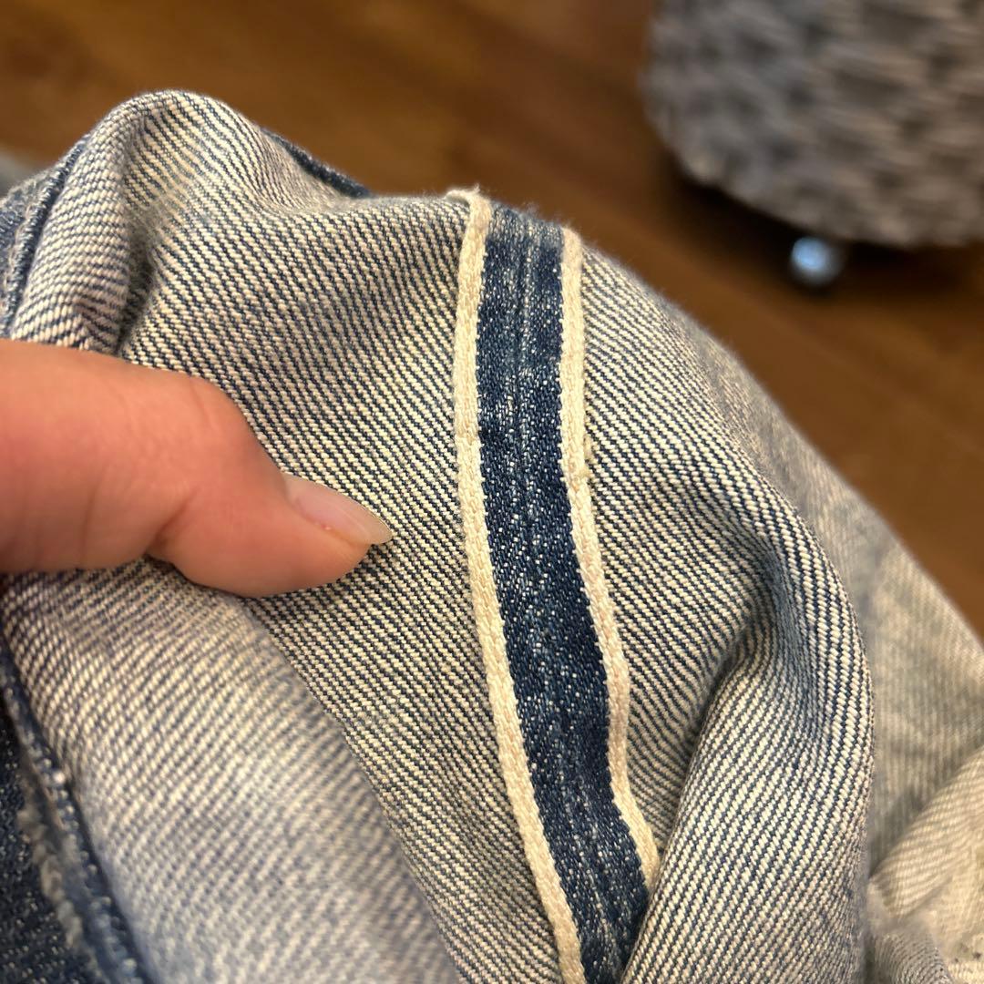 Levi's 501 W36 BIG E 縦落ち ダメージ加工古着ヴィンテージ