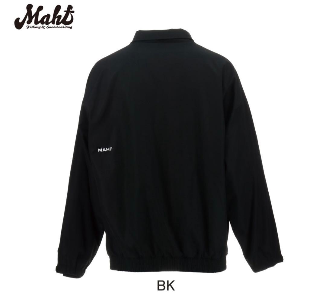 Mahf スノボウェア ブラック カバーオールジャケット/タックワイドパンツ