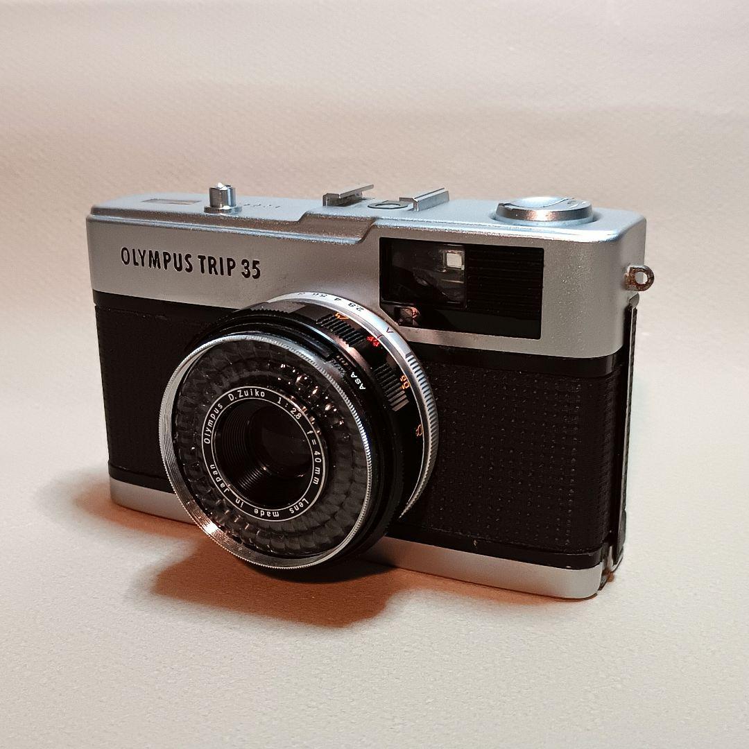 フィルムカメラ【整備、完動品、美品】オリンパス　トリップ35