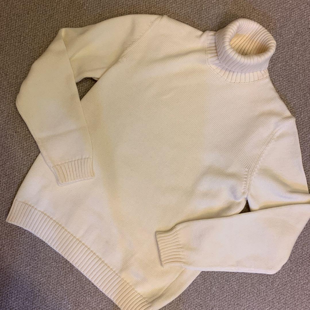 未使用　zanone ザノーネ　タートルネックニット サイズ52