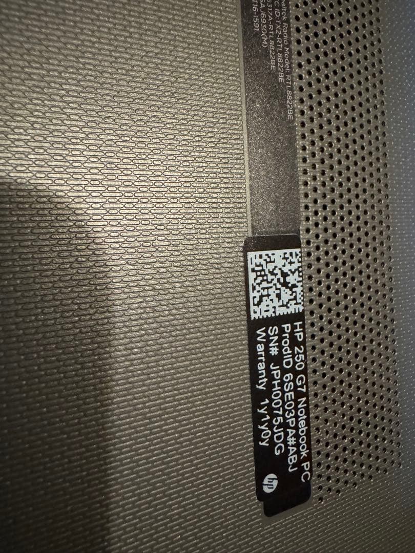 HP ノートHP250 G7 core i 5 8gen 2台セット ジャンク