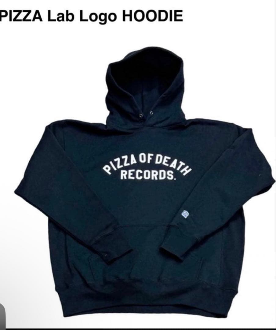 『新品』PIZZA Lab Logo HOODIE パーカー フーディ L