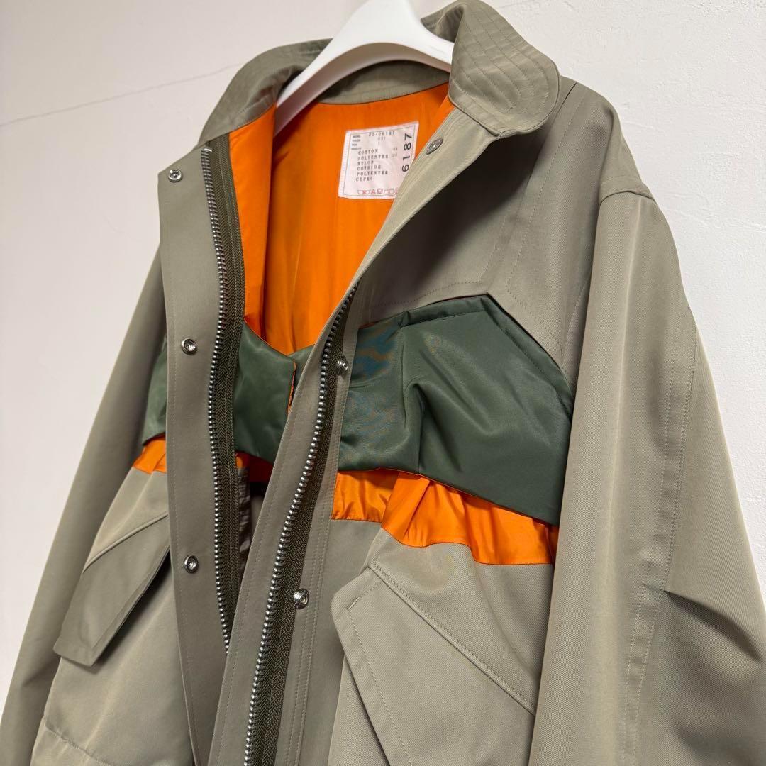 sacai サカイ　MA-1 2022pre ジャケット ミリタリー ウィメンズ