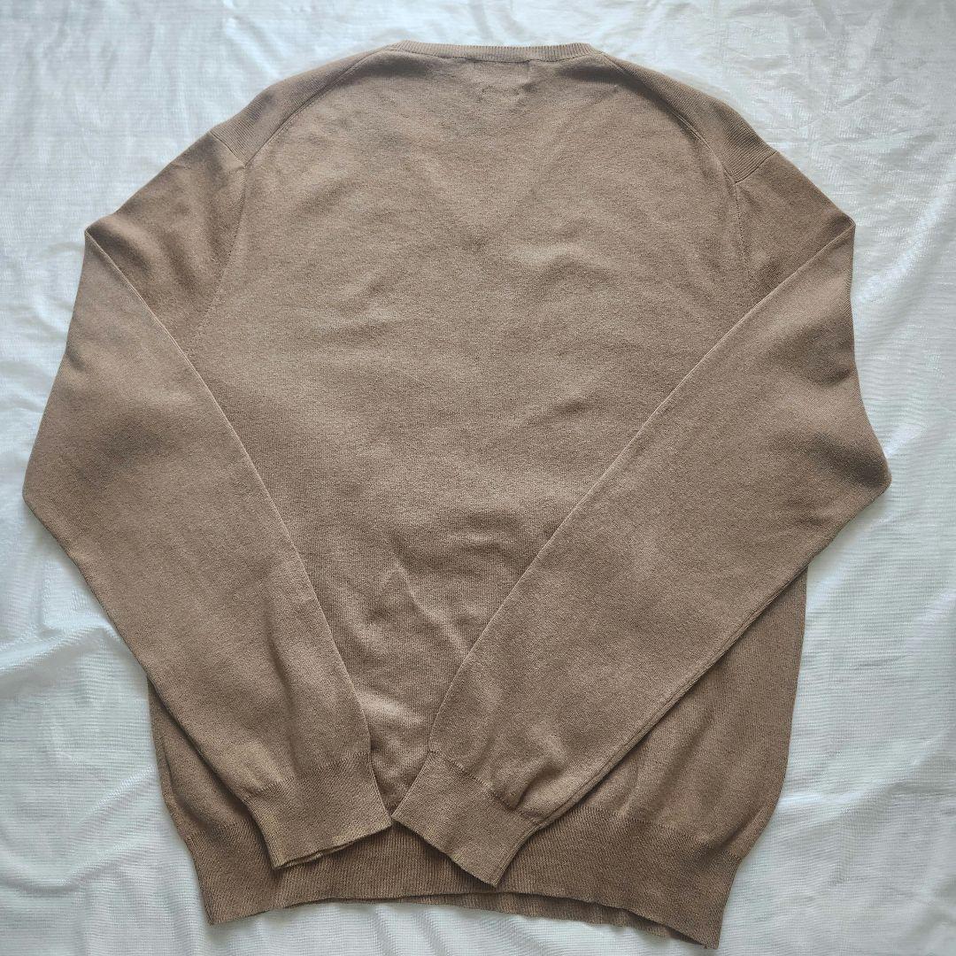 Polo Ralph Lauren 　Vネックセータ　ベージュ　オーバーサイズ