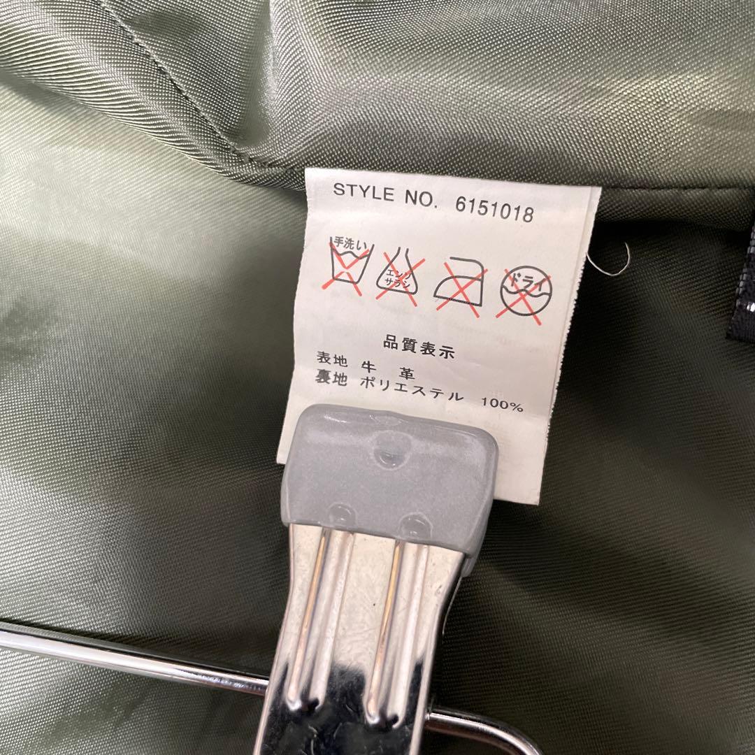 AVIREX バッファローレザー　ライダースジャケット　サイズM