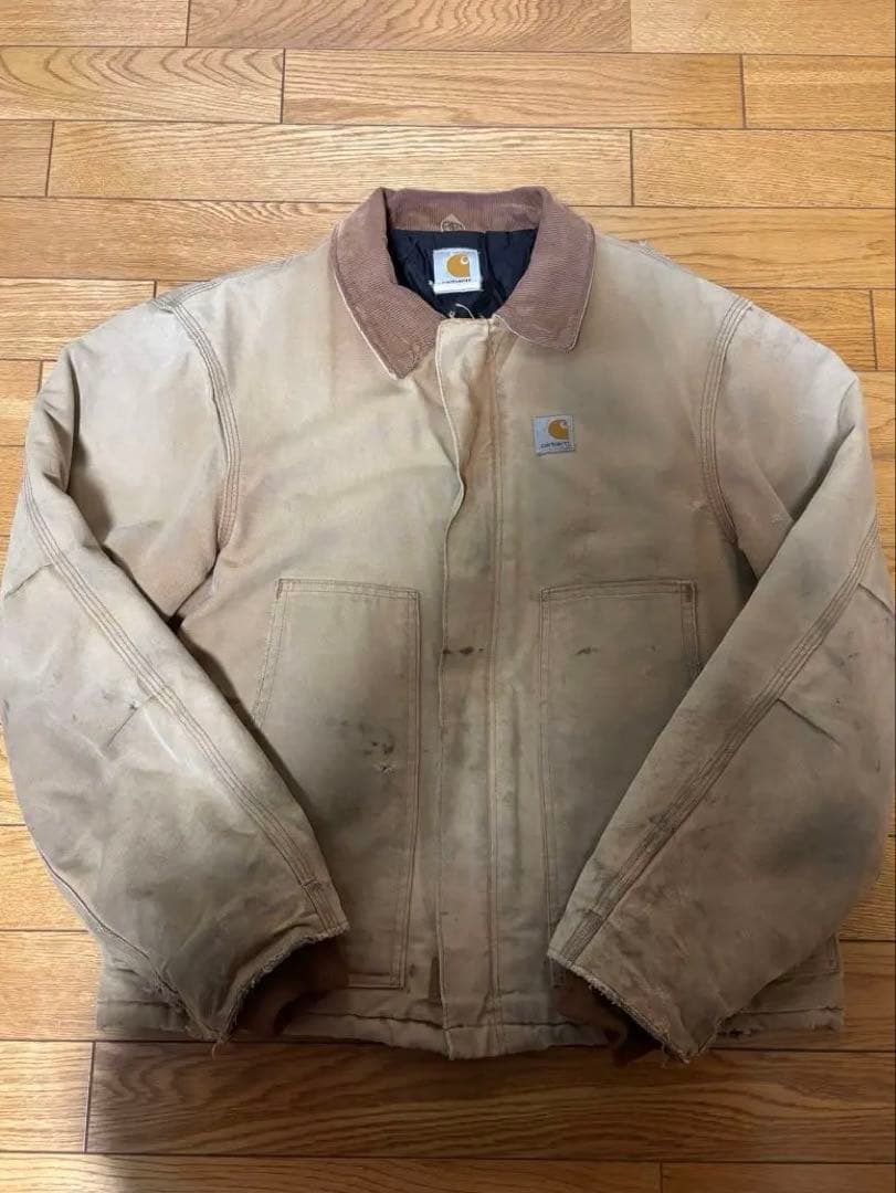 Carhartt 90'sトラディショナルジャケット　ベージュ　アメカジ