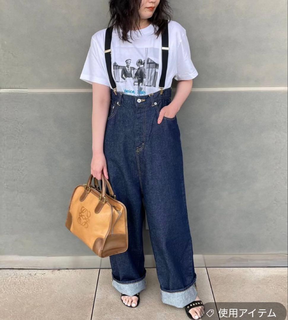 アンスクリア　ルーズフィットデニム　カレンソロジー