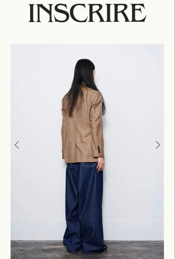 アンスクリア　ルーズフィットデニム　カレンソロジー