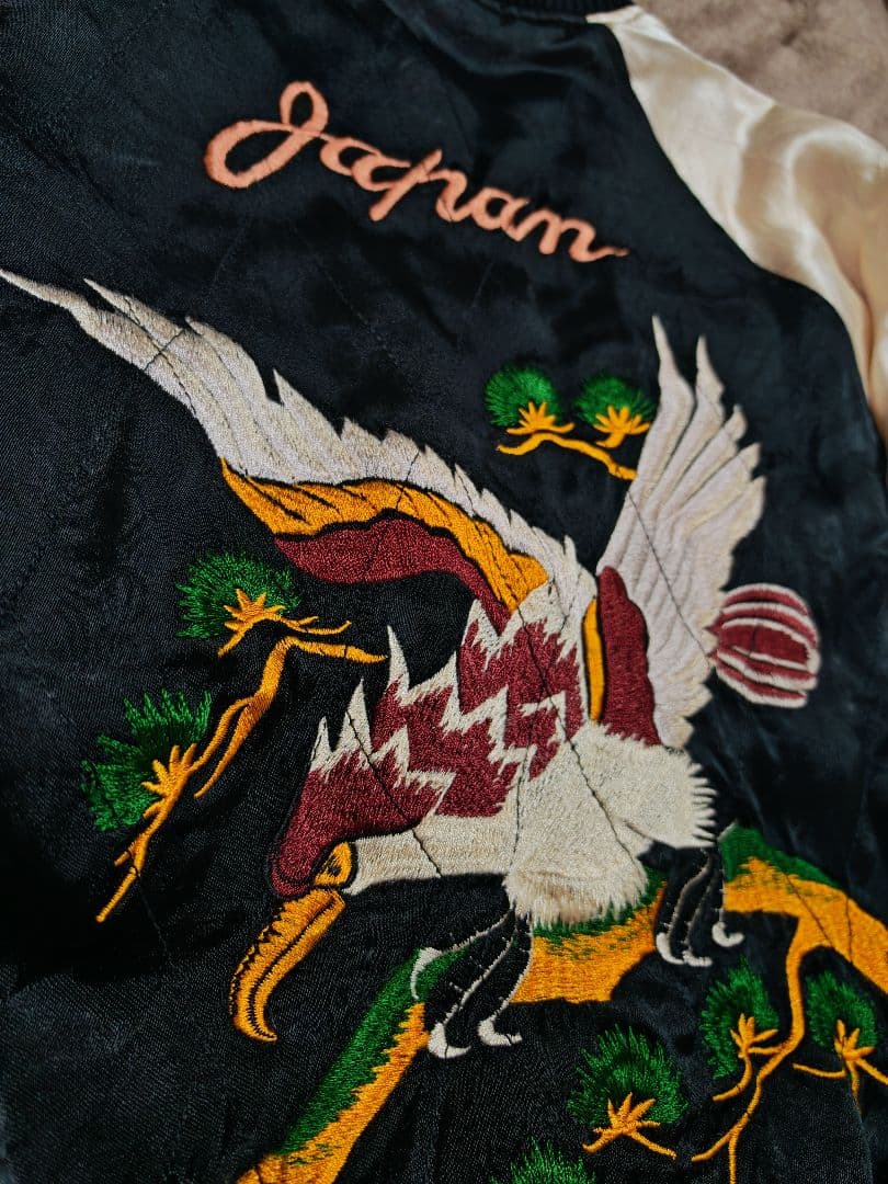 SEVEN ２面用 龍ワシ日本限定 スカジャン vintage レーヨン