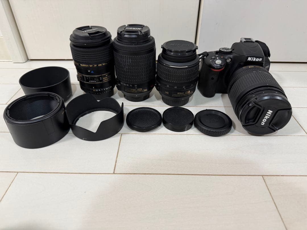 Nikon D5100 デジタル一眼レフ カメラレンズ豪華セット！